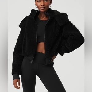 ALO foxy Sherpa jacket, cozy fleece xs